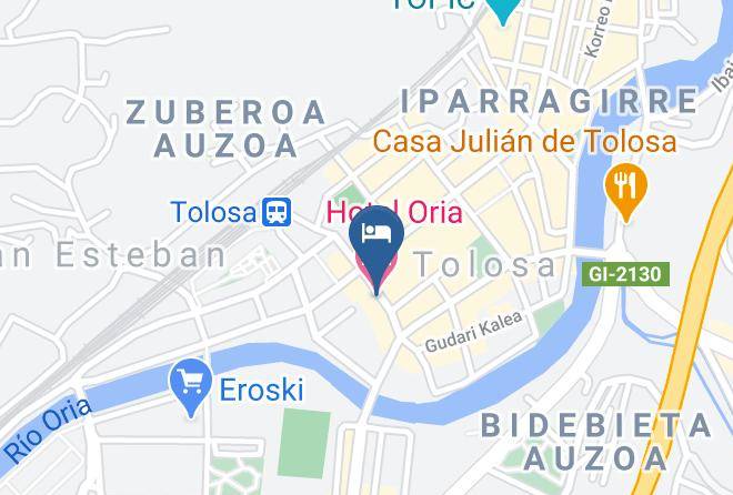 Hotel Oria Map