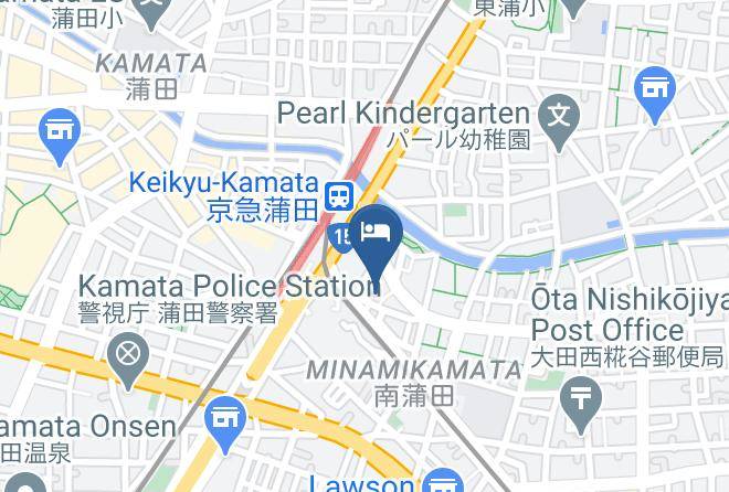 Ota Ward - Hotel Oriental Express Tokyo Kamata Maps