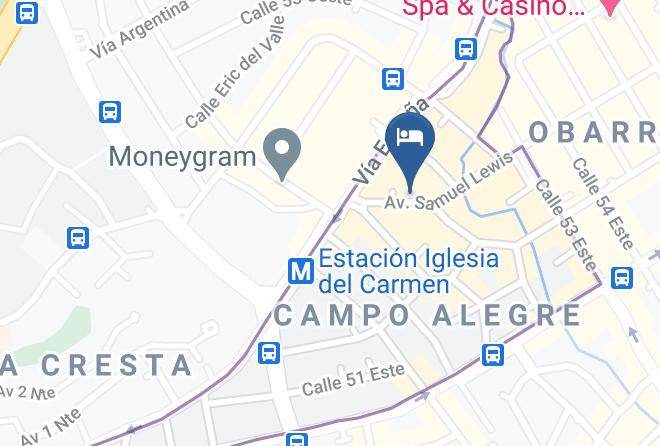 Bella Vista - Hotel Oriental Panama City Maps