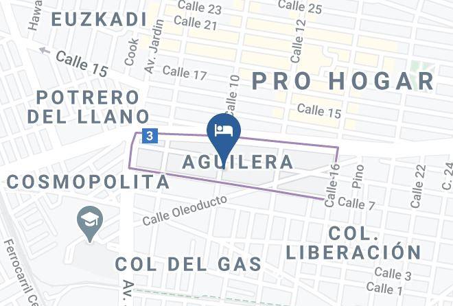 Azcapotzalco - Hotel Oriente Maps
