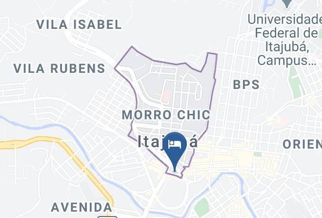 Itajuba - Hotel Oriente Maps