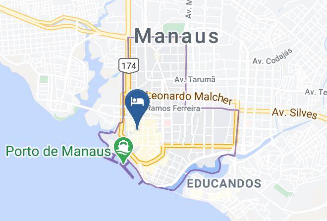 Manaus - Hotel Fortaleza Manaus Maps