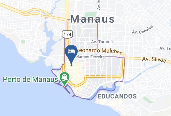 Manaus - Hotel Oriente Manaus Maps