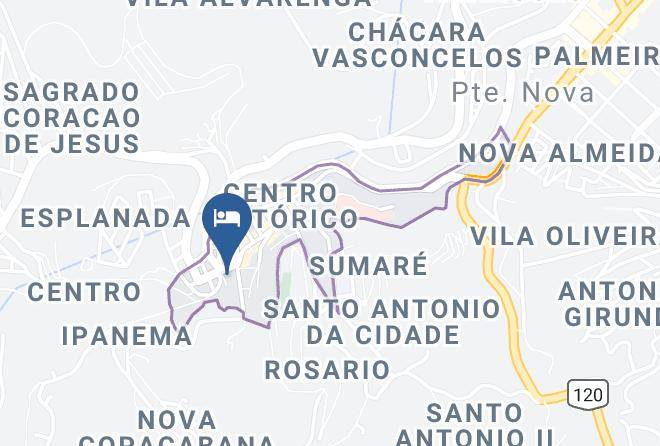 Ponte Nova - Hotel Oriente Maps