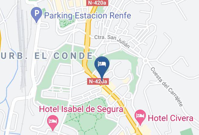 Teruel - Hotel Oriente Maps