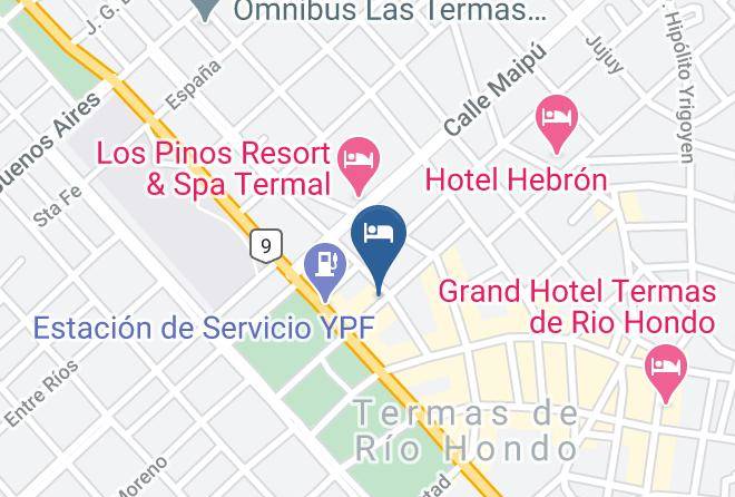 Rio Hondo - Hotel Orieta Maps