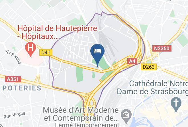 Bas Rhin - Hotel Origami Strasbourg Maps