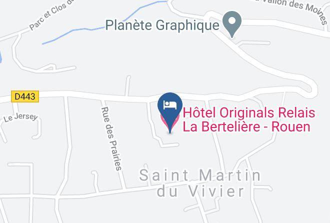Seine Maritime - Hotel Originals Relais La Berteliere Rouen Maps