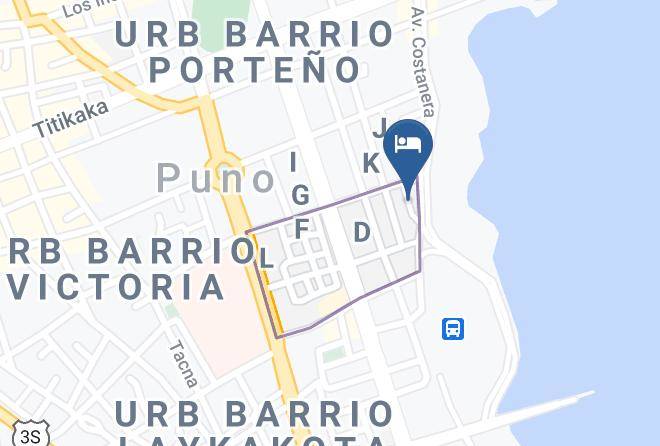 Puno - Hotel Orillas Del Titicaca Maps