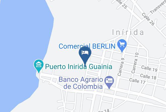 Inirida - Hotel Orinoco Maps