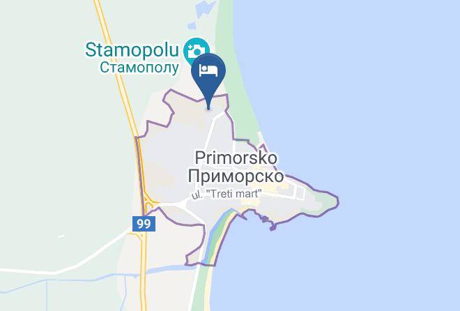 Primorsko - Hotel Orios Maps