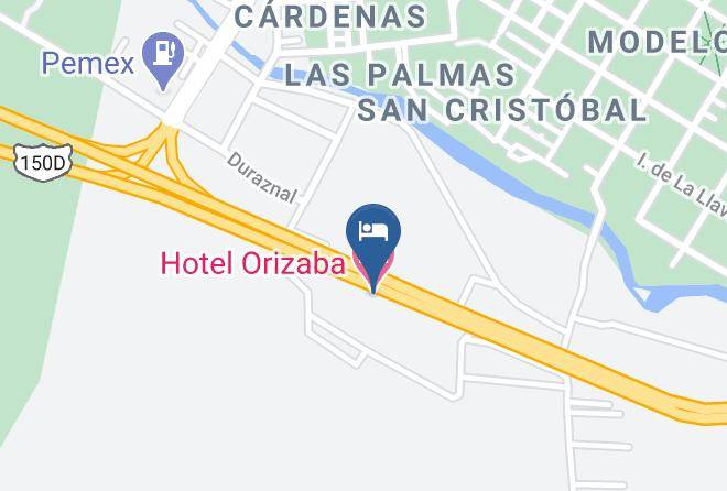 Huiloapan De Cuauhtemoc - Hotel Orizaba Maps