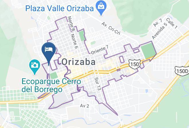 Orizaba - Hotel Orizaba Los Diamantes Maps