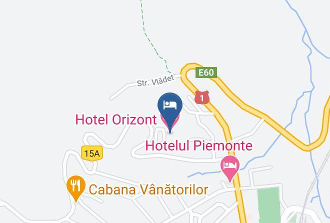 Predeal - Hotel Orizont Maps