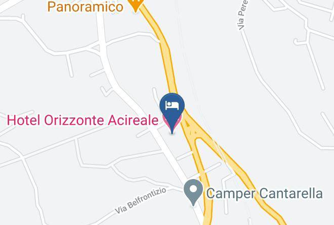 Catania - Hotel Orizzonte Acireale Maps
