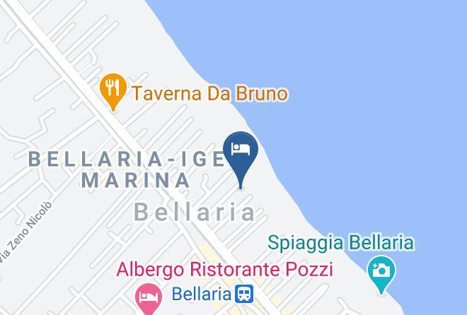 Rimini - Hotel Orizzonte Maps