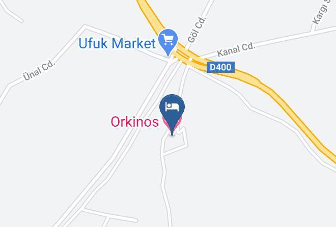 Orkinos Hotel Map