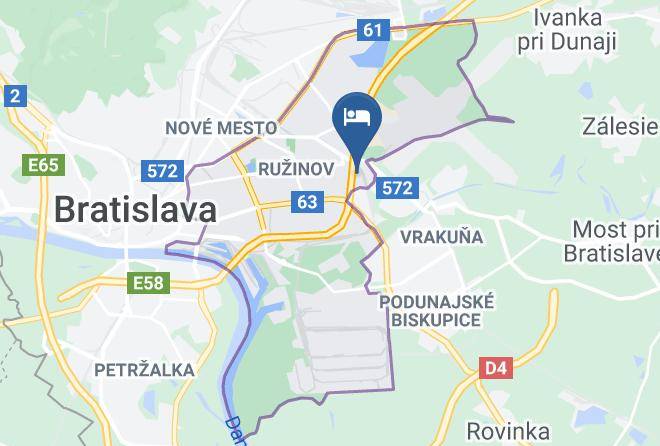 Bratislava Ruzinov - Hotel Orlan Maps