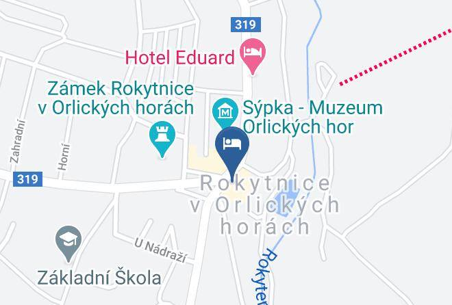 Rychnov Nad Kneznou - Hotel Orlican Maps