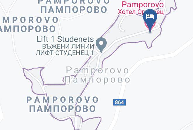 Hotel Orlovetz Pamporovo Map