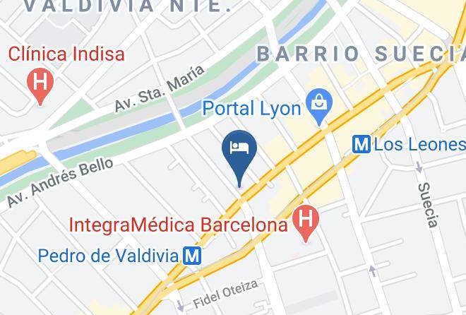 Santiago - Hotel Orly Maps