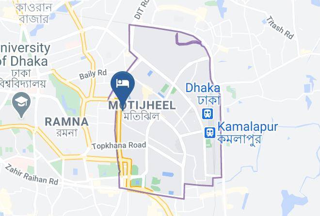 Dhaka - Hotel Ornate Maps