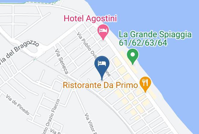 Rimini - Hotel Ornella Bellaria Igea Marina Maps