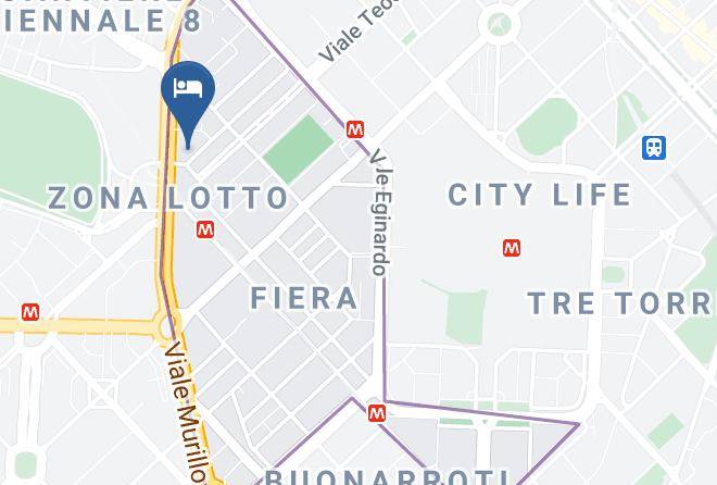 Milan - Hotel Oro Blu Maps
