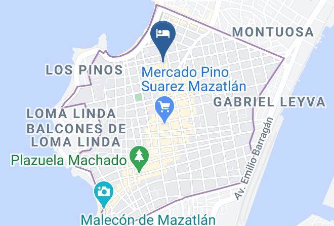 Mazatlan - Hotel Oro Maps