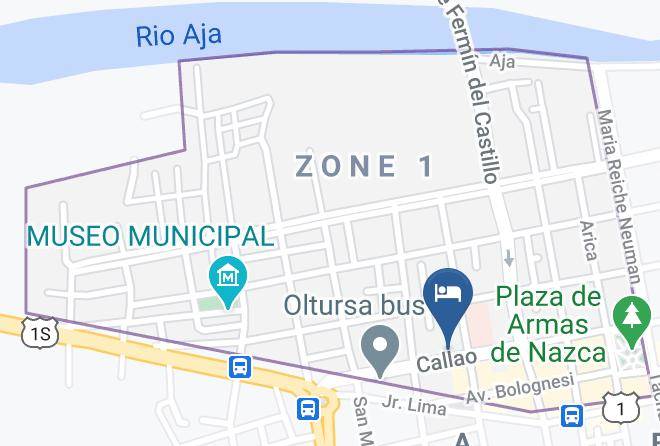 Nazca - Hotel Oro Viejo Maps