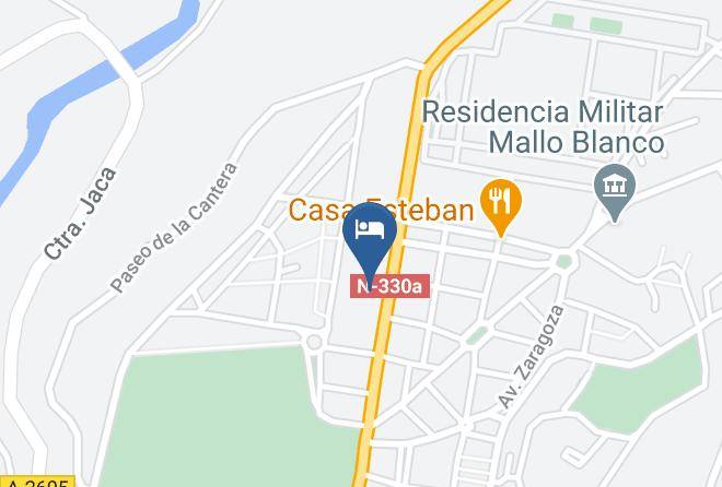Huesca - Hotel Oroel Maps