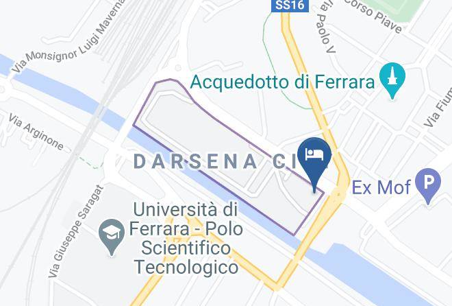 Ferrara - Hotel Orologio Maps