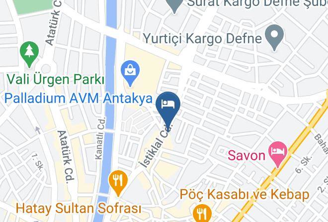 Antakya - Hotel Orontes Maps