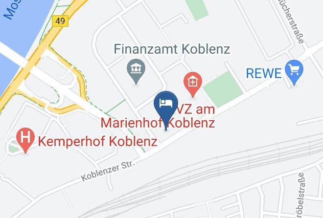 Coblenz - Hotel Oronto Gmbh Maps