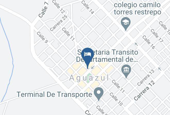 Aguazul - Hotel Orquidea Maps
