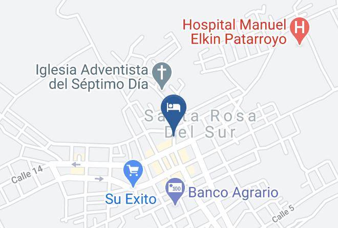 Santa Rosa Del Sur - Hotel Orquidea Del Sur Maps