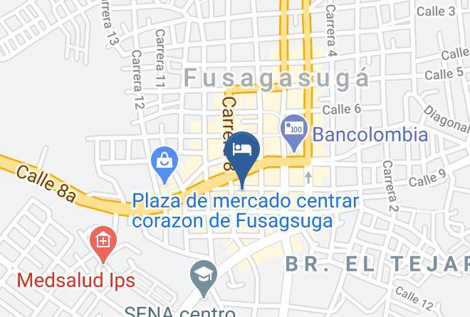 Hotel Orquidea Fusa Map