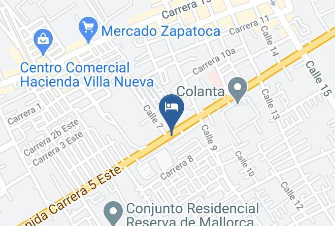 Funza - Hotel Orquidea West Maps