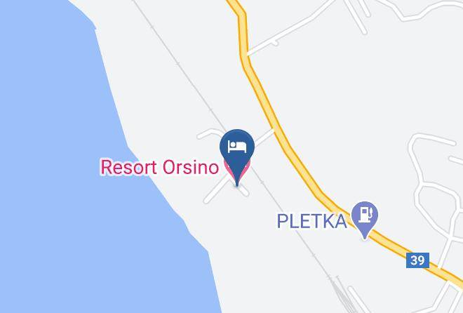 Hotel Orsino Map