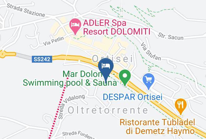 Hotel Ortisei Map
