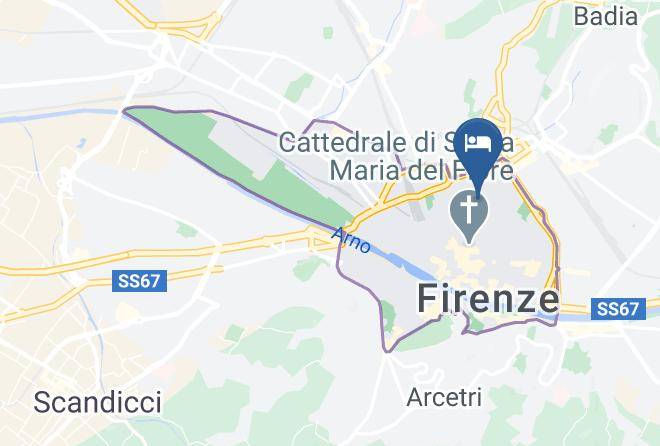 Florence - Hotel Orto De' Medici Maps