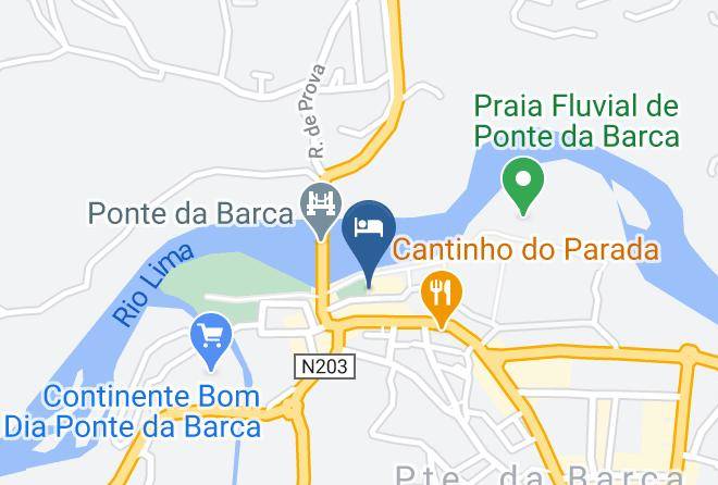 Ponte Da Barca - Hotel Os Poetas Maps