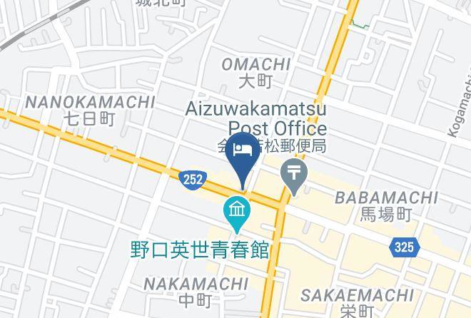 Aizuwakamatsu City - Hotel Osakaya Maps