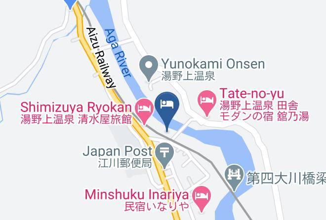 Shimogo Townminamiaizu District - Hotel Osakaya Maps