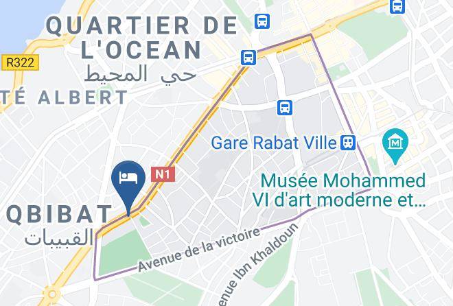 Rabat - Hotel Oscar Maps