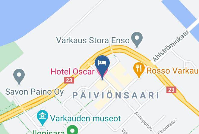 Varkaus - Hotel Oscar Maps