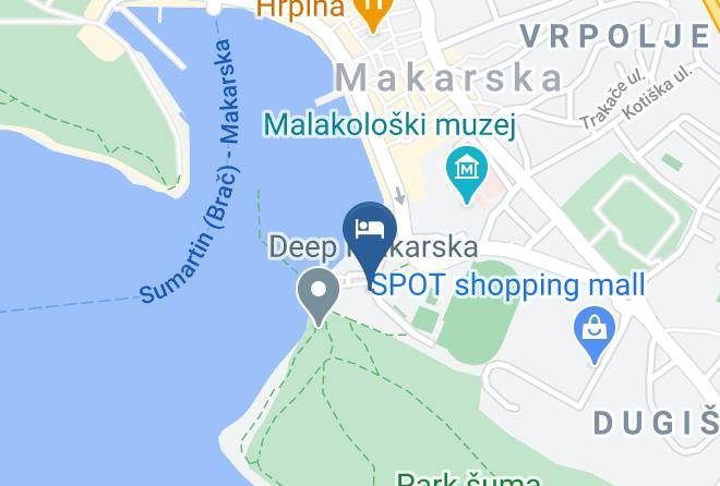 Makarska - Hotel Osejava Maps