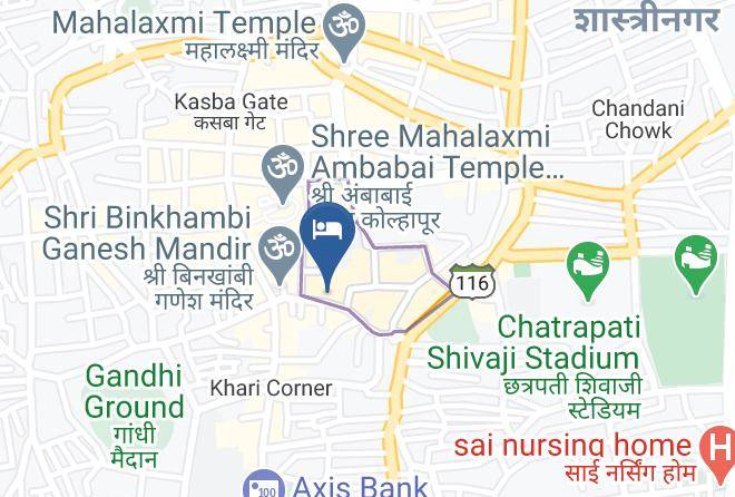 Kolhapur - Hotel Osho Maps