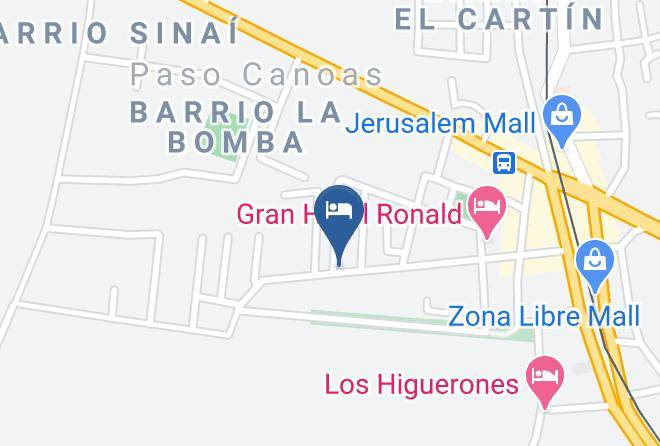 Corredores - Hotel Osly Maps