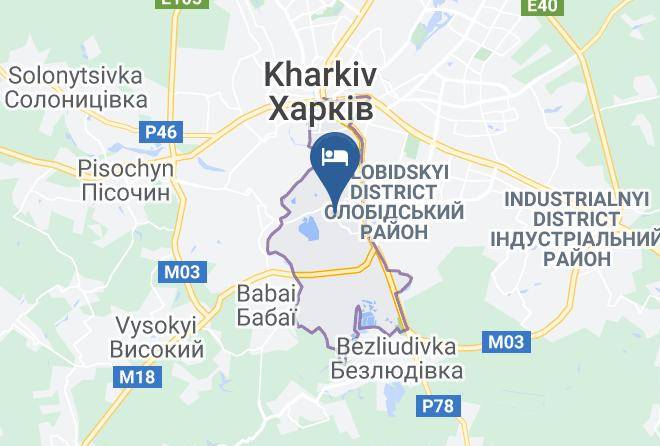 Kharkiv - Hotel Osnova Stancia Maps